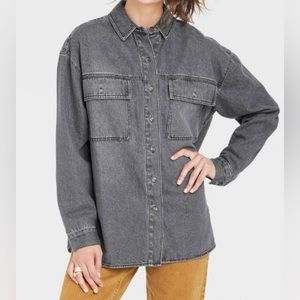 Women’s long sleeve button down shirt